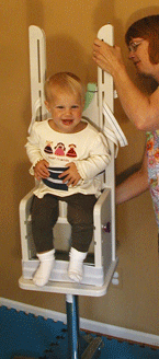 Pedia-Poser Toddler Seat Upper Position