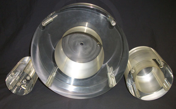 CT Dose phantom disassembled