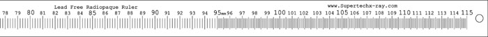 115cm Lead Free Radiopaque X-Ray Ruler 3